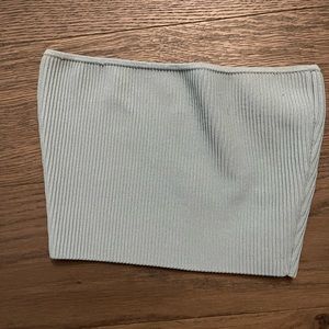 Babaton sculpt knit crop bandeau tube top